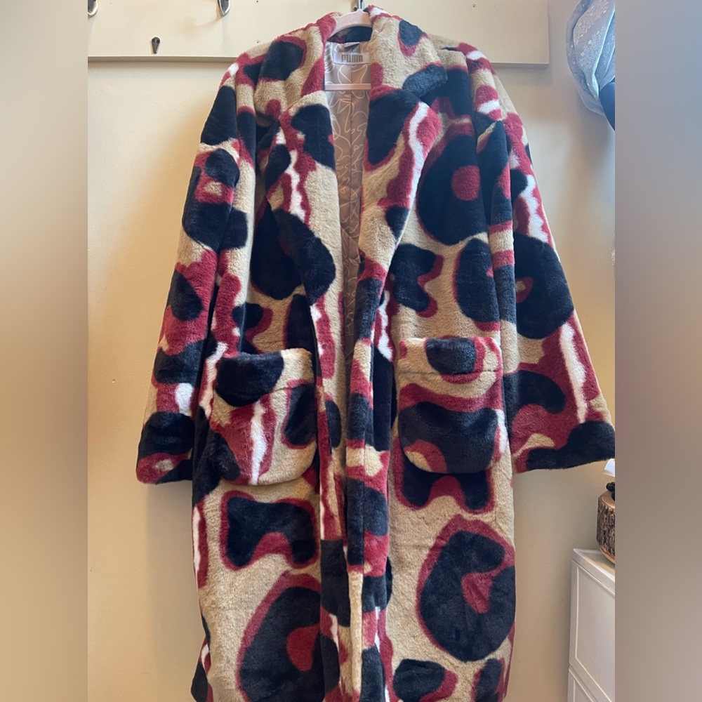 Puma Faux Fur Madison Coat NWOT